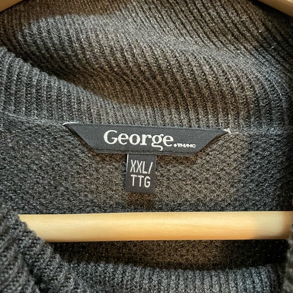 Grey Roll-Neck Long Sweater/Tunic - Picture 4 of 5